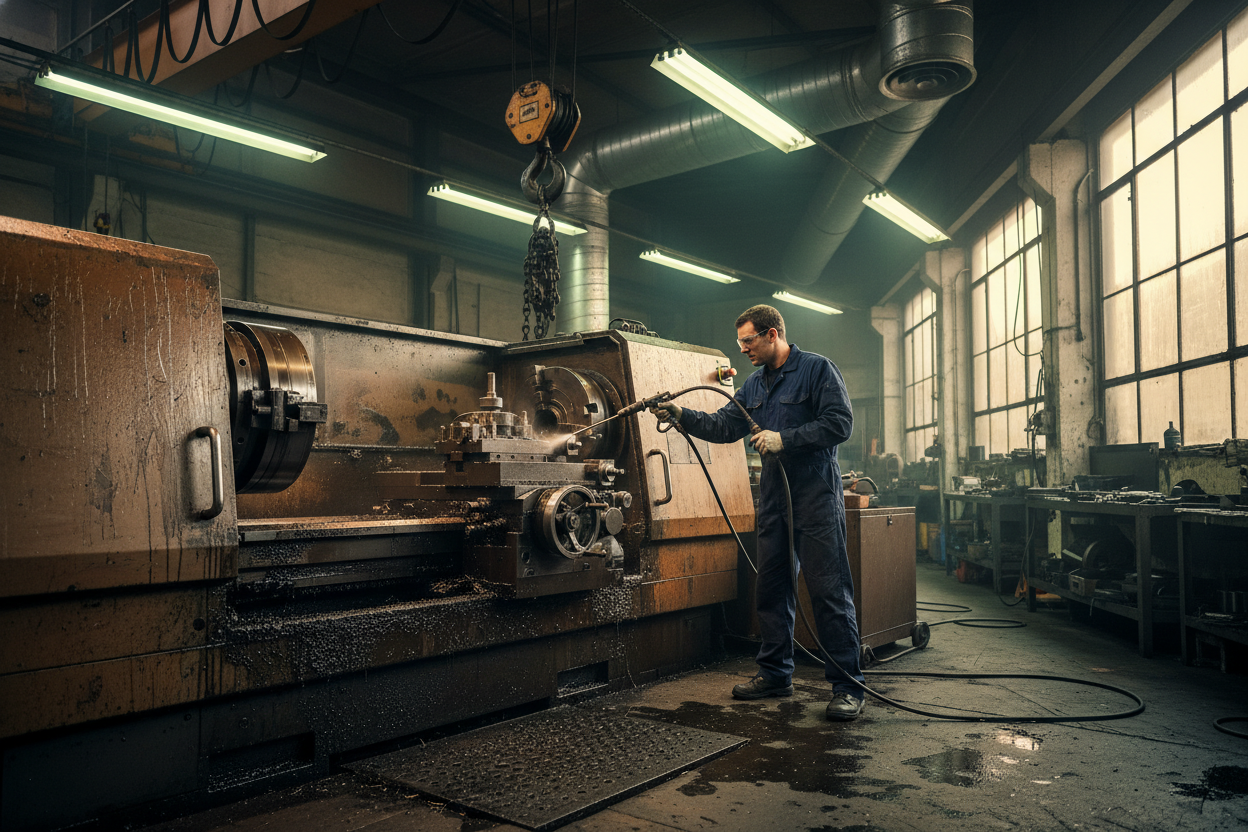 Dégraissage de machines industrielles à Ivry-sur-Seine